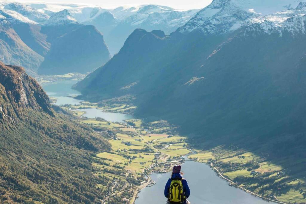 Hytte I Stryn Med Elbil Lader Екстер'єр фото